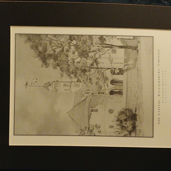 The Colonial Williamsburg Foundation Limited Edition Thomas Mott Shaw Print - Picture 1 of 6